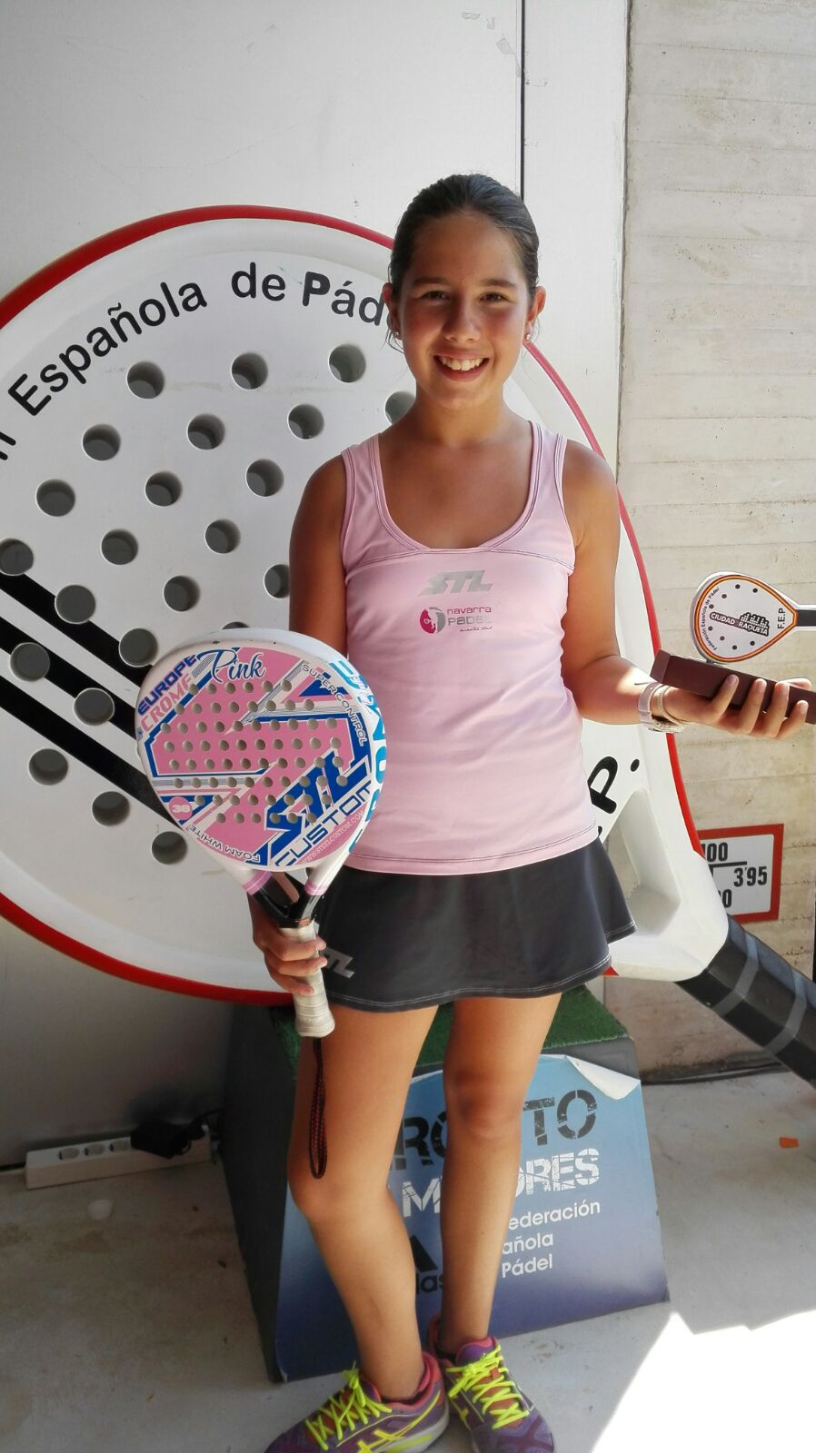 Campeonato de España por Parejas de Menores (Martina Fassio, campeona alevín)